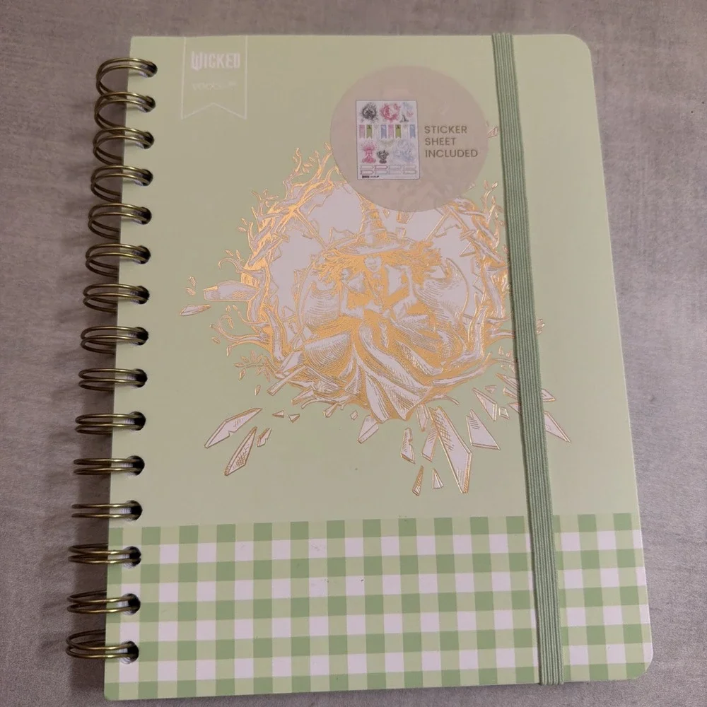 Wicked Katie Kime Spiral Journal Notebook 100 Lined Sheets with Elphaba